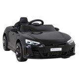 JOKO Elektrické autíčko Audi RS E-Tron GT 4x4, penové kolesá, kožené sedadlo, čierne