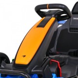 JOKO Elektrická Formula, motokára McLaren Drift, nosnosť 60kg, 2x150W, 24V, penové kolesá, oranžovo-modrá