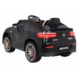 JOKO Elektrické autíčko Mercedes Benz GLC63S 4x4, penové kolesá, kožené sedadlo, čierne