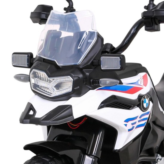 JOKO Elektrická Motorka BMW F850 GS, penové kolesá, biela