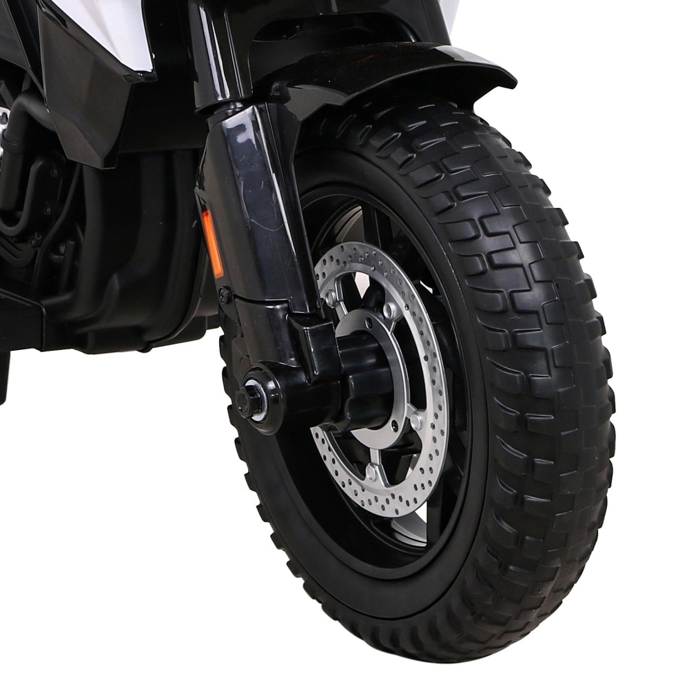 JOKO Elektrická Motorka BMW F850 GS, penové kolesá, biela