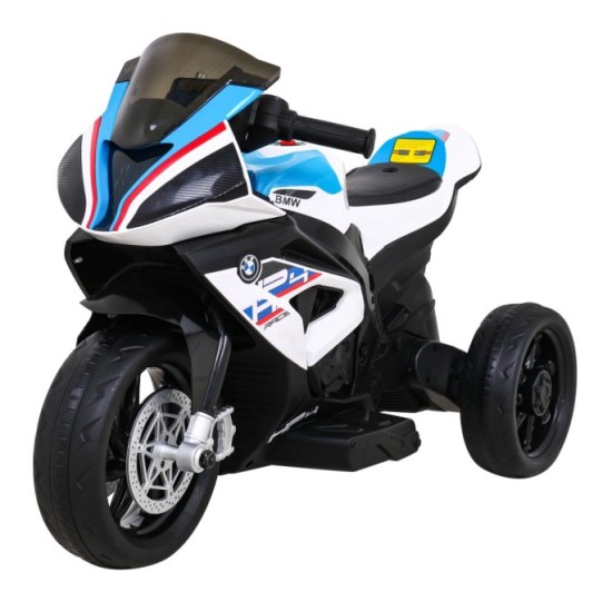 JOKO Elektrická Motorka BMW HP4, kožené sedadlo, biela