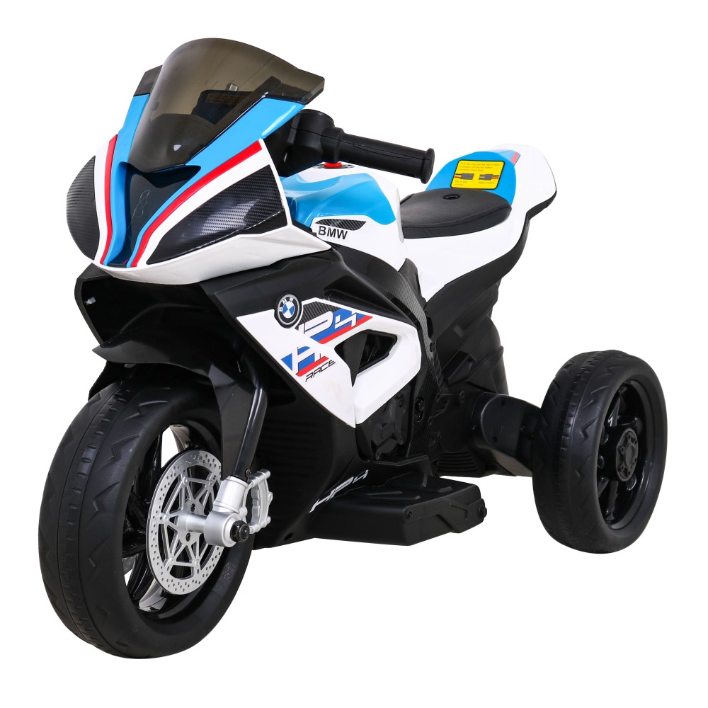 JOKO Elektrická Motorka BMW HP4, kožené sedadlo, biela