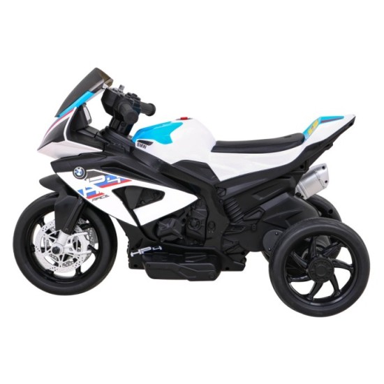 JOKO Elektrická Motorka BMW HP4, kožené sedadlo, biela