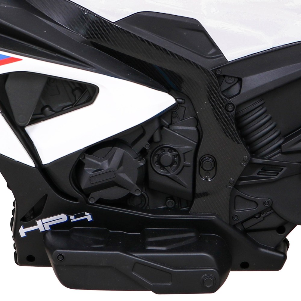 JOKO Elektrická Motorka BMW HP4, kožené sedadlo, biela