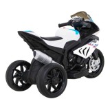JOKO Elektrická Motorka BMW HP4, kožené sedadlo, biela