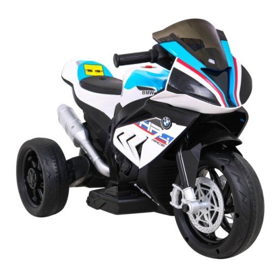 JOKO Elektrická Motorka BMW HP4, kožené sedadlo, biela