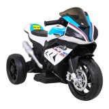 JOKO Elektrická Motorka BMW HP4, kožené sedadlo, biela