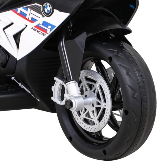 JOKO Elektrická Motorka BMW HP4, kožené sedadlo, biela