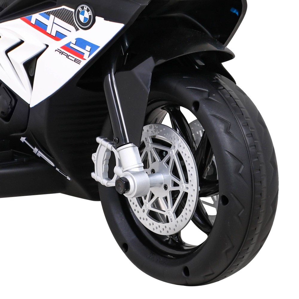 JOKO Elektrická Motorka BMW HP4, kožené sedadlo, biela