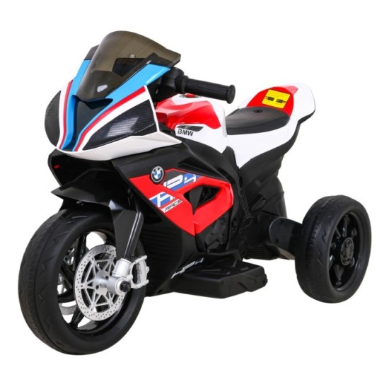 JOKO Elektrická Motorka BMW HP4, kožené sedadlo, červená