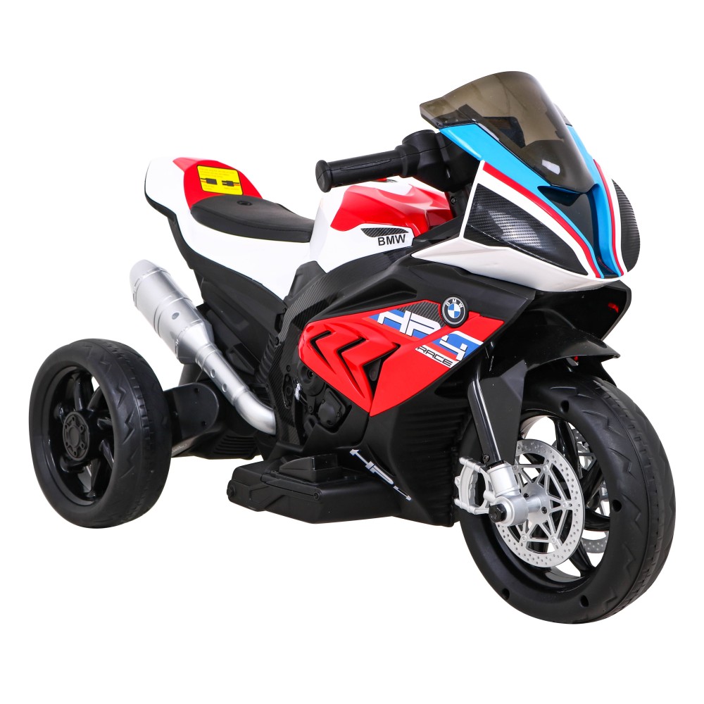 JOKO Elektrická Motorka BMW HP4, kožené sedadlo, červená