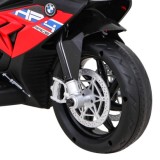 JOKO Elektrická Motorka BMW HP4, kožené sedadlo, červená