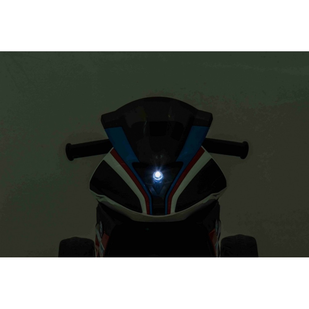 JOKO Elektrická Motorka BMW HP4, kožené sedadlo, modrá