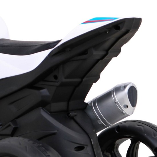 JOKO Elektrická Motorka BMW HP4, kožené sedadlo, modrá
