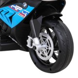 JOKO Elektrická Motorka BMW HP4, kožené sedadlo, modrá