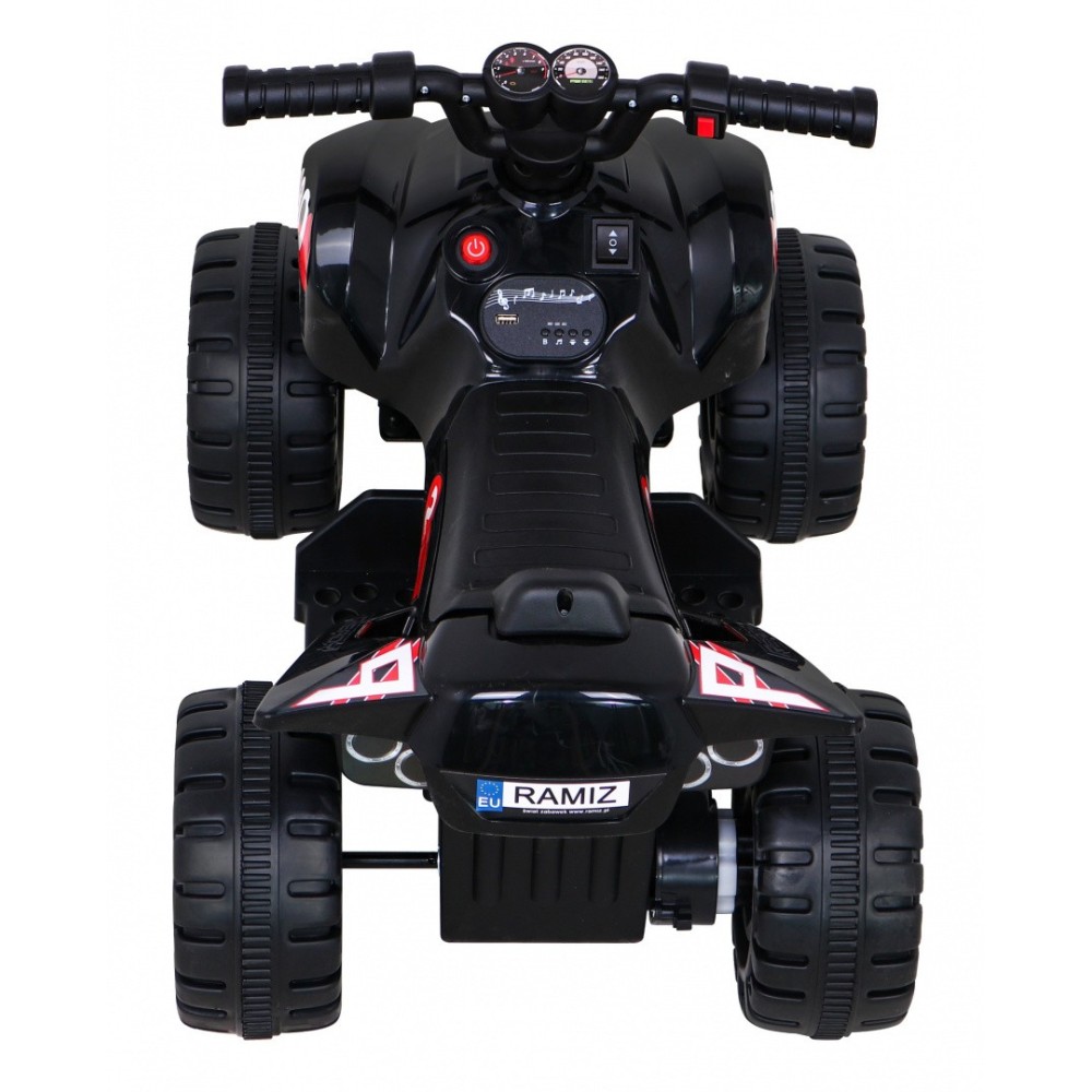 JOKO Elektrická štvorkolka THE FASTEST, čierna