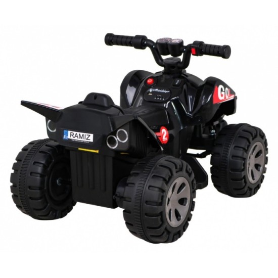 JOKO Elektrická štvorkolka THE FASTEST, čierna
