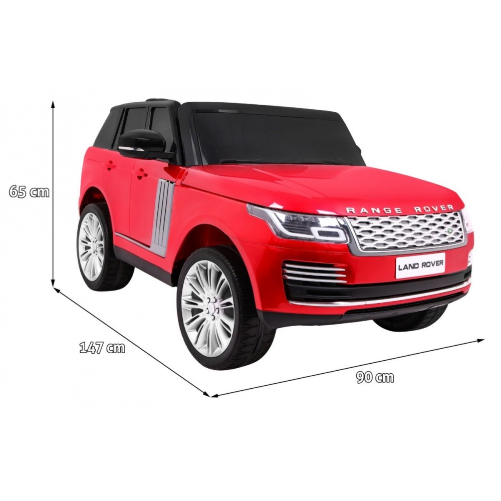 JOKO Elektrické autíčko Range Rover 4x4 HSE, Lakované, Dvojmiestne, Penové kolesá, kožené sedadlo, FM rádio, nosnosť 50kg, odpru