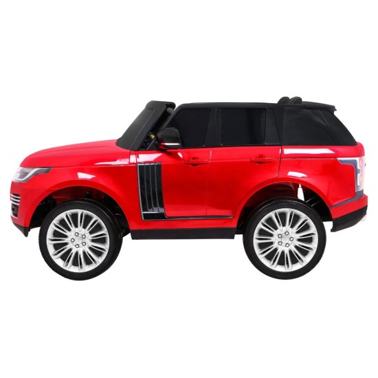 JOKO Elektrické autíčko Range Rover 4x4 HSE, Lakované, Dvojmiestne, Penové kolesá, kožené sedadlo, FM rádio, nosnosť 50kg, odpru