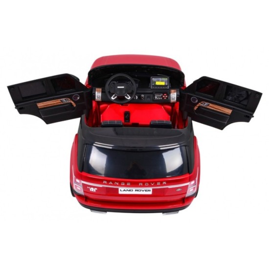 JOKO Elektrické autíčko Range Rover 4x4 HSE, Lakované, Dvojmiestne, Penové kolesá, kožené sedadlo, FM rádio, nosnosť 50kg, odpru