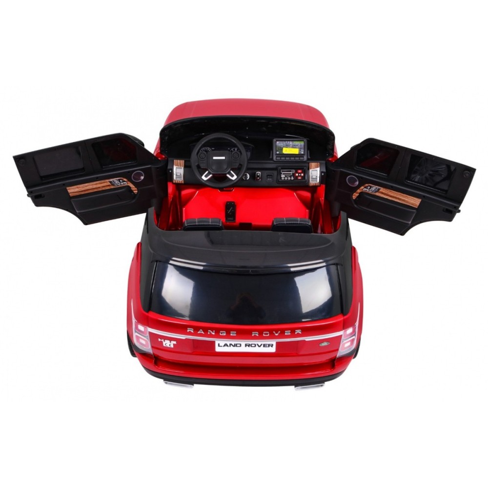 JOKO Elektrické autíčko Range Rover 4x4 HSE, Lakované, Dvojmiestne, Penové kolesá, kožené sedadlo, FM rádio, nosnosť 50kg, odpru