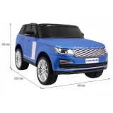 JOKO Elektrické autíčko Range Rover 4x4 HSE, Lakované, Dvojmiestne, Penové kolesá, kožené sedadlo, FM rádio, nosnosť 50kg, odpru