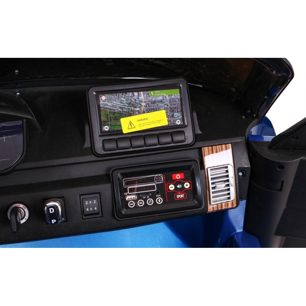 JOKO Elektrické autíčko Range Rover 4x4 HSE, Lakované, Dvojmiestne, Penové kolesá, kožené sedadlo, FM rádio, nosnosť 50kg, odpru