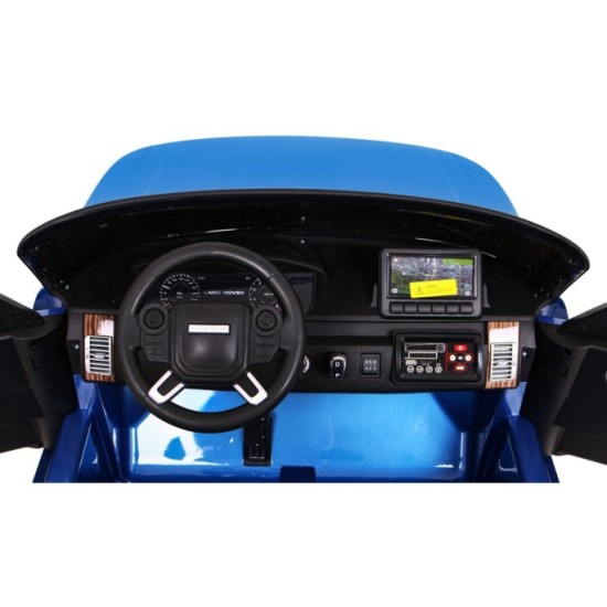 JOKO Elektrické autíčko Range Rover 4x4 HSE, Lakované, Dvojmiestne, Penové kolesá, kožené sedadlo, FM rádio, nosnosť 50kg, odpru