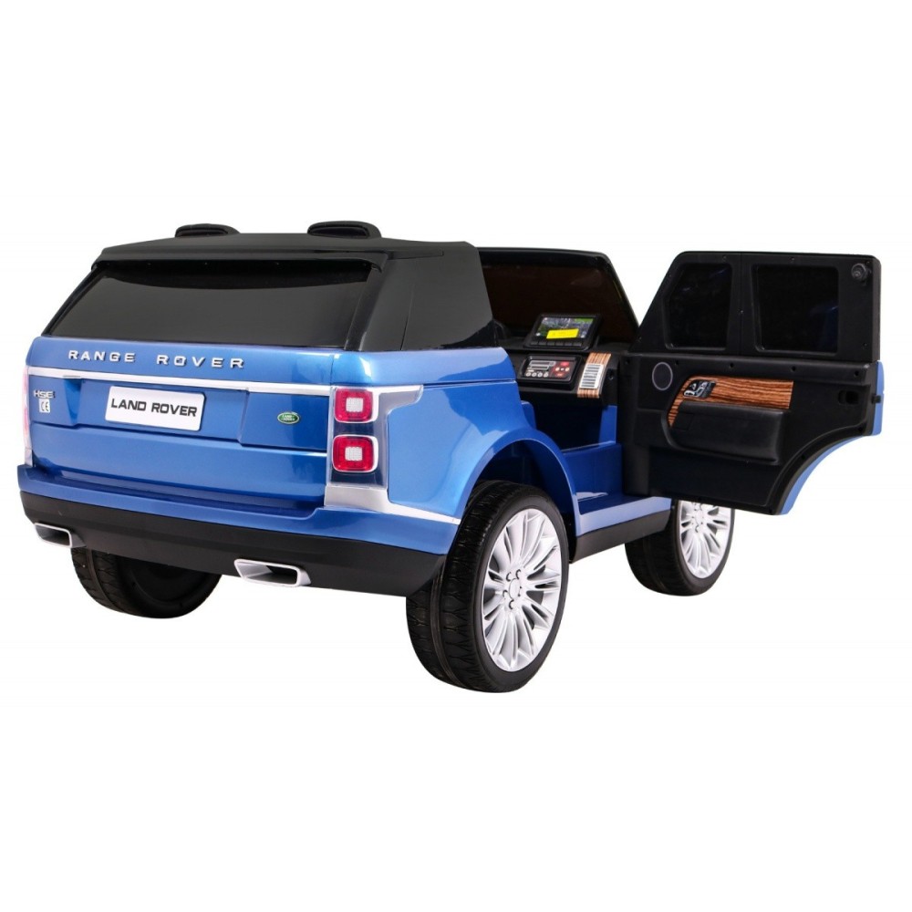 JOKO Elektrické autíčko Range Rover 4x4 HSE, Lakované, Dvojmiestne, Penové kolesá, kožené sedadlo, FM rádio, nosnosť 50kg, odpru