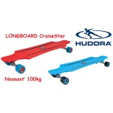 Hudora LONGBOARD CruiseStar skateboard 12813, nosnosť 100kg, červený