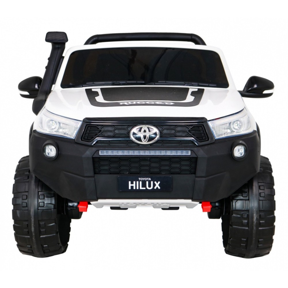 JOKO Elektrické autíčko Toyota Hillux 4x4, penové kolesá, Dvojmiestne kožené sedadlo, FM rádio, nosnosť 50kg, otvárací kufor, bi