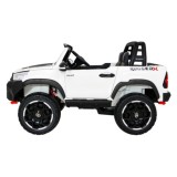 JOKO Elektrické autíčko Toyota Hillux 4x4, penové kolesá, Dvojmiestne kožené sedadlo, FM rádio, nosnosť 50kg, otvárací kufor, bi
