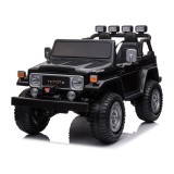 JOKO Elektrické autíčko Toyota Land Cruiser, 4x4 4x24V 100W, Dvojmiestne Kožené sedadlo, Penové kolesá, nosnosť 59kg, čierne