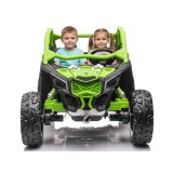 JOKO Elektrické autíčko BUGGY Can-am Maverick 4x4, motor 4x200W, batéria 24V, Dvojmiestne,penové kolesá, nosnosť 50kg,  zelené