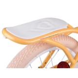 RoyalBaby Detský Bickyel Little Swan 16" Retro s košíkom a zvončekom, žltý