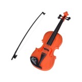 JOKO Detské Husle 42cm Plastové, svetlo hnedé