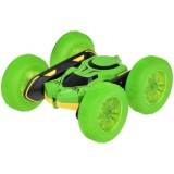 JOKO RC Auto STUNT Rolling s Otáčaním o 360 Stupňov na diaľkové ovládanie, obojstranné, so svetlom, zelené