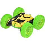 JOKO RC Auto STUNT Rolling s Otáčaním o 360 Stupňov na diaľkové ovládanie, obojstranné, so svetlom, zelené