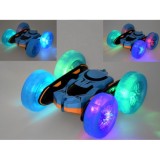 JOKO RC Auto STUNT Rolling s Otáčaním o 360 Stupňov na diaľkové ovládanie, obojstranné, so svetlom, modré