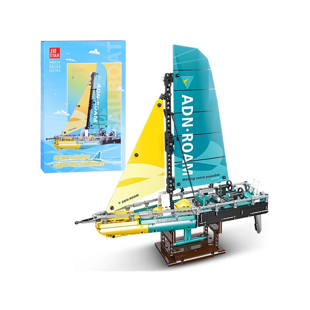 JOKO Technická Stavebnica Plachetnica Závodná Jachta Regatta 675ks