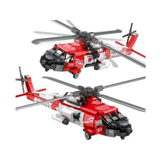 JOKO Technická Stavebnica Americký Záchranný Vrtulník Sikorsky HH-60J Jayhawk 1137ks