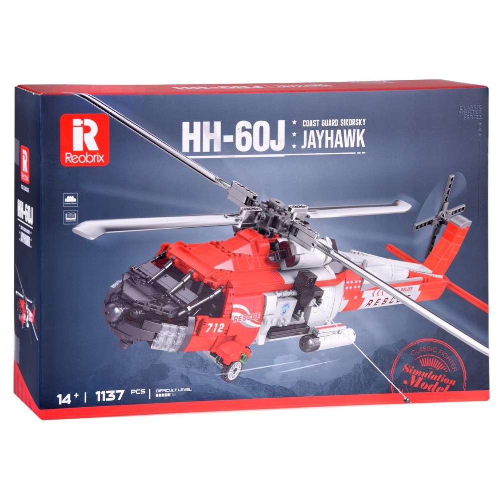 JOKO Technická Stavebnica Americký Záchranný Vrtulník Sikorsky HH-60J Jayhawk 1137ks
