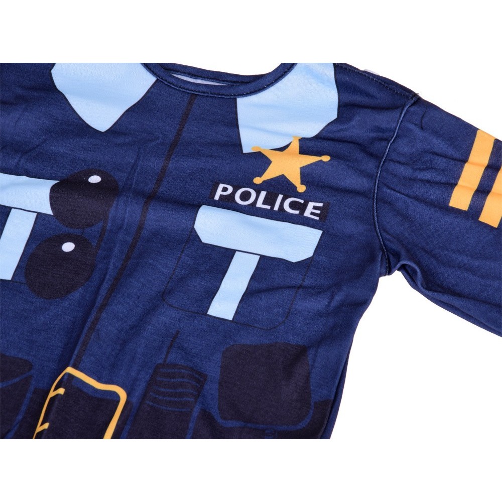 JOKO Detský Policajný Kostým Uniforma s čiapkou + putá