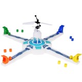 JOKO Logická Spoločenská hra Lietajúci dron so základňou, USB nabíjačka
