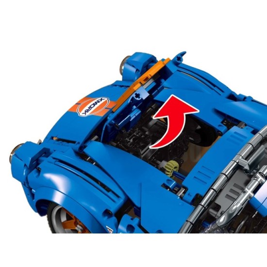JOKO Technická stavebnica Športové auto Cobra-427 1816ks