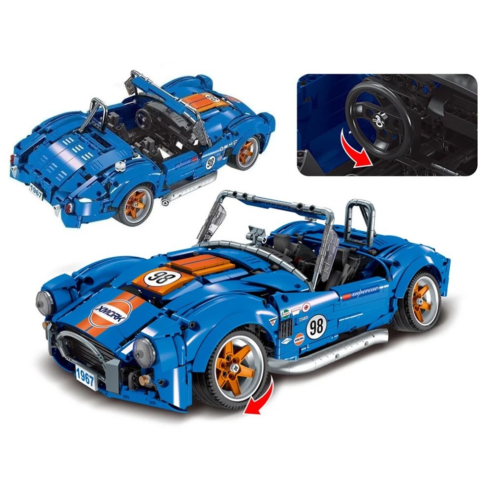 JOKO Technická stavebnica Športové auto Cobra-427 1816ks