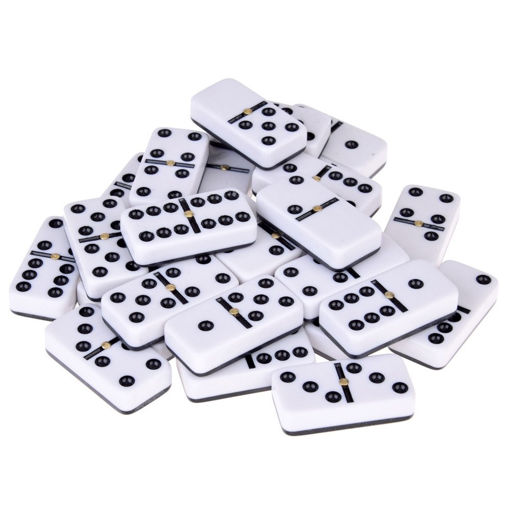JOKO Spoločenská hra DOMINO v kovovej krabičke