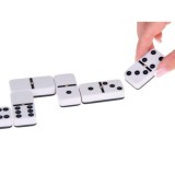 JOKO Spoločenská hra DOMINO v kovovej krabičke