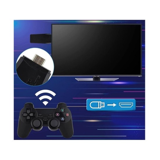 JOKO Elektronická RETRO Hracia Konzola na Televízor 20 000 Hier + 2 Joysticky